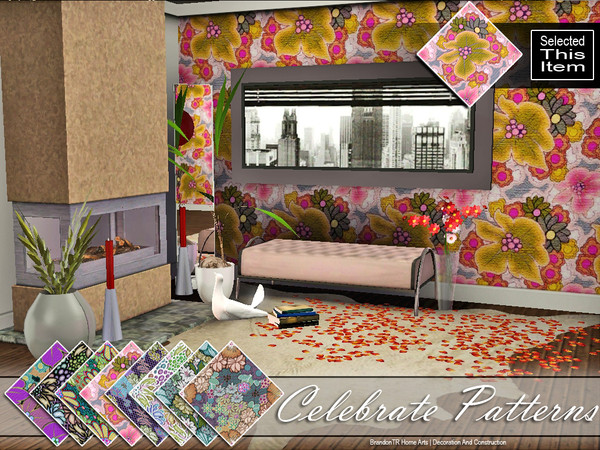 Sims 3 — Celebrate4 (Pattern) by brandontr — BrandonTR at TSR
