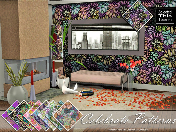 Sims 3 — Celebrate6 (Pattern) by brandontr — BrandonTR at TSR