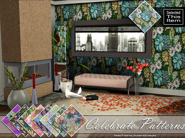 Sims 3 — Celebrate2 (Pattern) by brandontr — BrandonTR at TSR