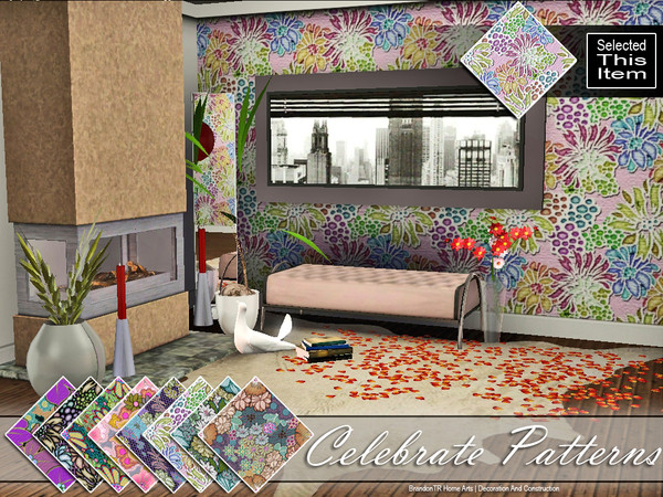 Sims 3 — Celebrate7 (Pattern) by brandontr — BrandonTR at TSR