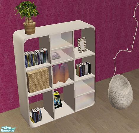 Sims 2 — Carries  - bookcase by steffor — 