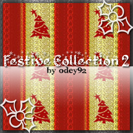 Sims 3 — Festive Trees by Odey92 — A second set of festive patterns ready for the Christmas season. Part of the 'Festive