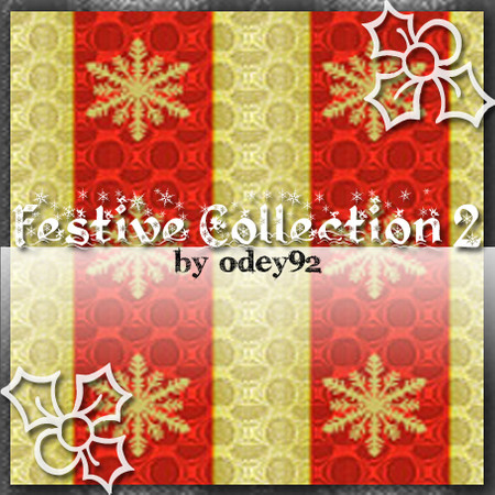 Sims 3 — Festive Snowflake by Odey92 — A second set of festive patterns ready for the Christmas season. Part of the