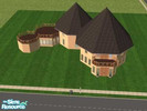 Sims 2 — Large octagonal house by anneplanetearth — 6 bed, 3 bath, large balcony
