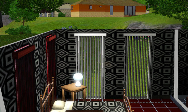Sims 3 — blackgrey pattern by maymaygo — a partten for your walls or an thing you like