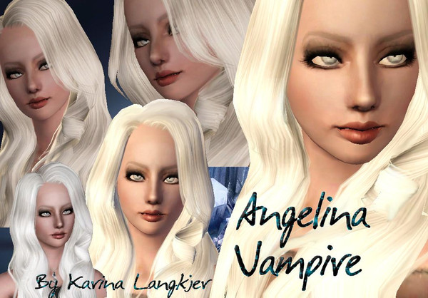 Sims 3 — Angelina Vampire by karinalangkjer — It's a gallant woman (different of Scarlett), that loves to walk at night
