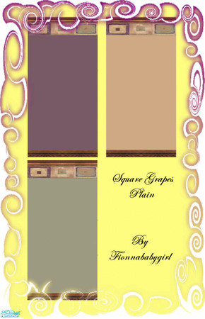 Sims 2 — Square Grapes plain by fionnababygirl — no cost walls for the cash strapped sim. This is the plain version of my