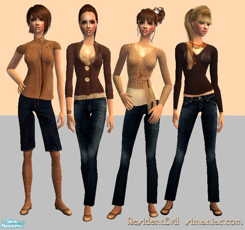 Sims 2 — Everyday Set   -06- by ResidentEvil381 — Ulkrhsn(meshes: www.lianasims2.net U23 U21) Don\'t forget download this