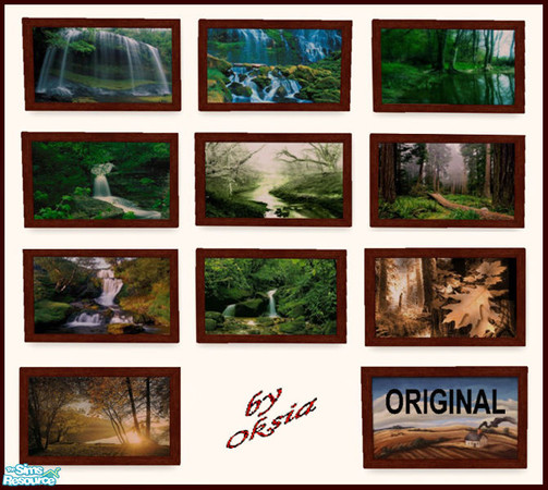 Sims 2 — Picture set "Nature" by Oksia — 
