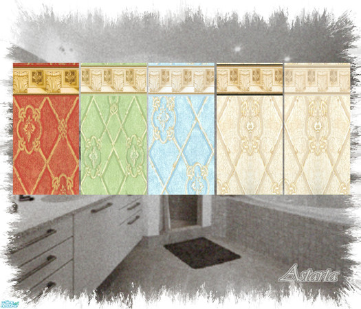 Sims 2 — Antique Bath by Astarta — A Roman look for your bath or other.