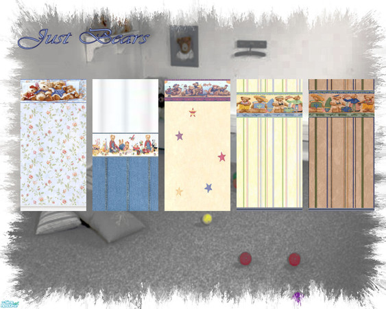 Sims 2 — Just Bears by Astarta — Misc set with bears