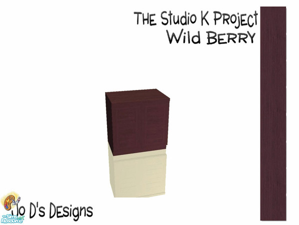 Sims 2 — Leyris Kitchen Studio K Match Wild Berry Counter 2 by simmaniac2005 — This is a recolor of both the counter top