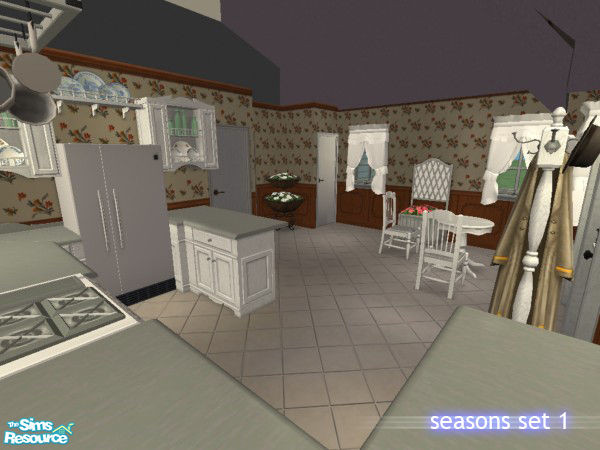 Sims 2 — Seasons Set 1 by simmyfan2852 — A white recolor set of objects from TheSims 2 Seasons.