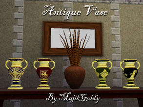Sims 3 — MajikGoldys Antique Vase  by MajikGoldy — MajikGoldys Antique Vase Come see us at Dragoncats 3D Fantasies for
