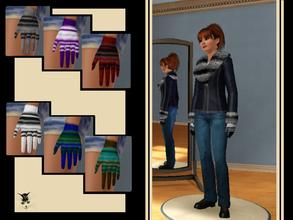Sims 3 — Winter Gloves by JeziBomb — Winter Gloves by JeziBomb