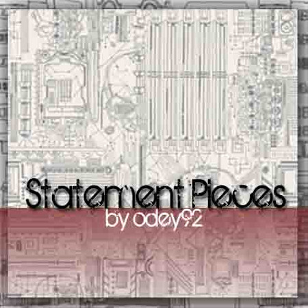 Sims 3 — Statement Piece #4 by Odey92 — A set of 4 beautiful patterns, that can be used a great statement pieces, or