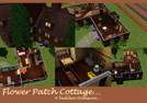 Sims 3 — Flower Patch Cottage by gabyh101 — This quaint, mismatched cottage is designed for a large, technophobic,