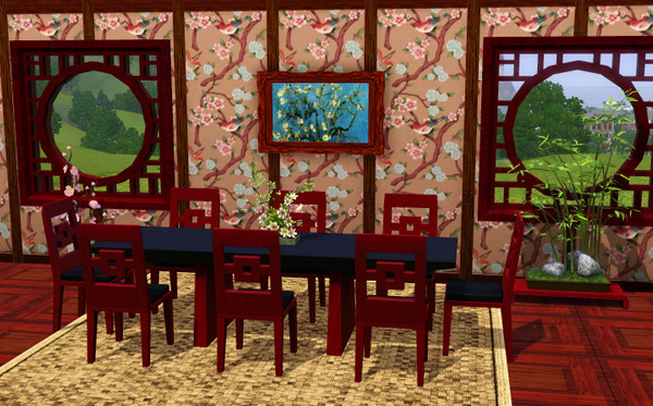 Sims 3 — Blossom Tree by camarossz28 — Van Gogh Painting By Camarossz28