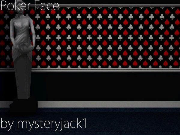 Sims 3 — Poker Face by mysteryjack1 — A pattern perfect for formal occasions! It has three re-colourable parts and is