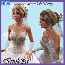 Sims 3 — accessory gloves "Wedding" by Irishkakic — accessory gloves Wedding by Irink@a