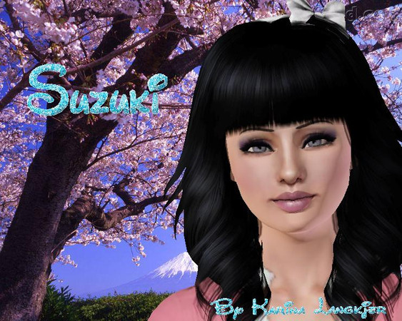 Sims 3 — Suzuki by karinalangkjer — She's a doll shaped a person, super cute, sweet and affectionate. She's lollita, who
