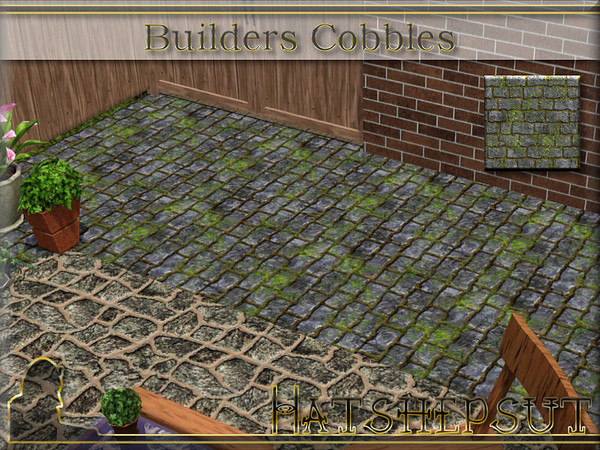 Sims 3 — Builders Cobbles by hatshepsut — Part of the Builders Materials set