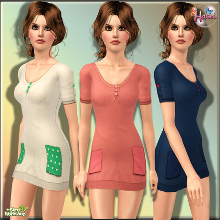Sims 3 — Never Told You-1 by hasel — 4 Recolorable palettes.. 3 different styles.. Enjoy..