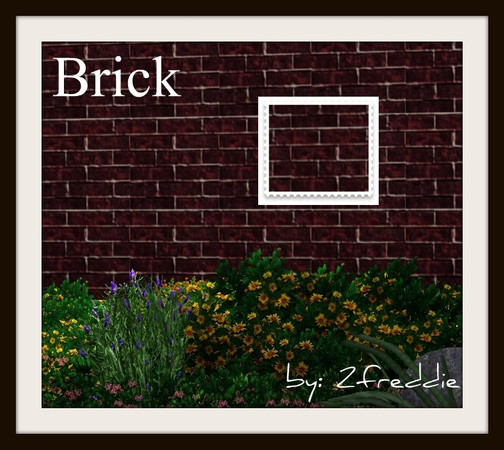 Sims 3 — Brick by 2freddie — created by 2freddie