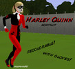 Sims 3 — Harley Quinn Bodysuit by goofgirl95 — A FULL bodysuit based on DC Comics' Harley Quinn costume. Recolorable.