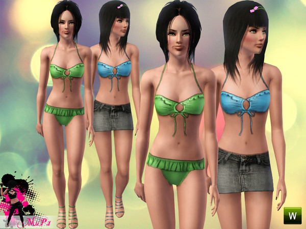 Sims 3 — Glow by miraminkova — Glow includes 2 swimwears.