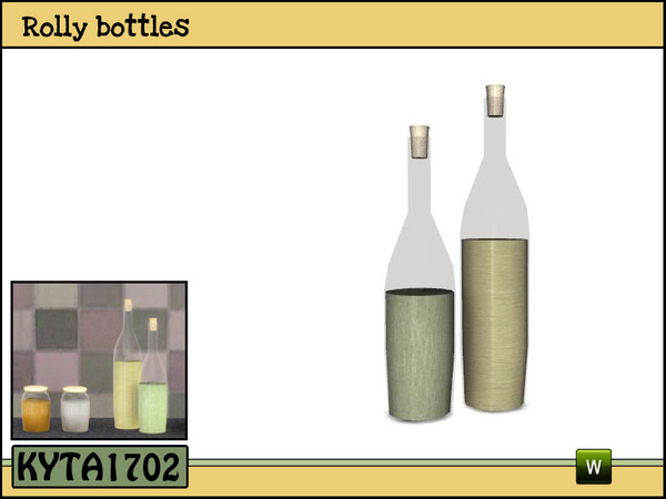 Sims 3 — Rolly bottles by Kyta1702 — Mesh by Kyta1702 @ TSR - more creations @ simline-design.com