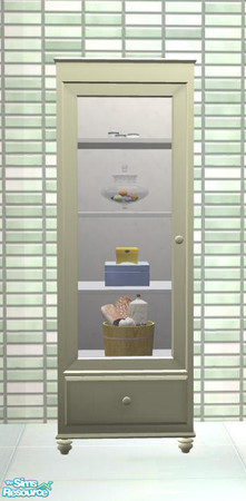 Sims 2 — PBBathroom Recolors - Cabinet small - cream by ShinoKCR — We have uploaded new recolors to match the new meshes 