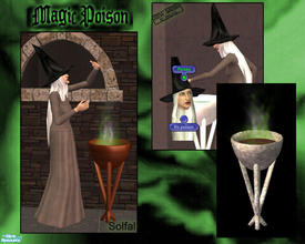 Sims 2 — Magic Poison by solfal — The poison steam can be put on or of, it also adds a little fun. No harm for the sims