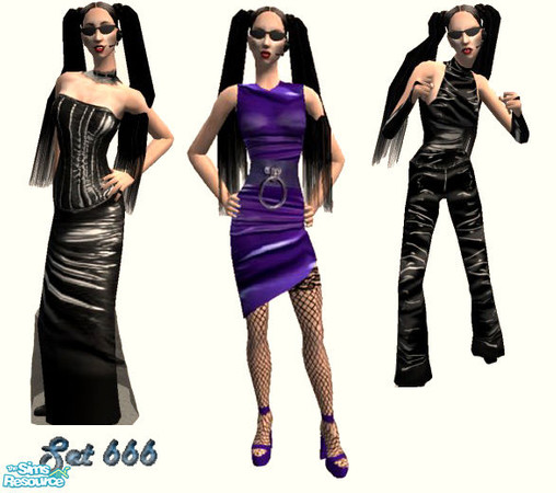 Sims 2 — Set *6*6*6* by Pixel-pixie123 — This is my new set "Set *6*6*6*"