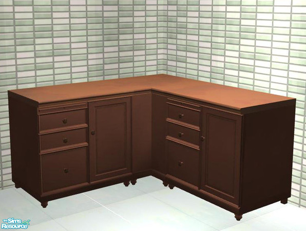 Sims 2 — PB Bathroom Recolor Honey - Counter02 by ShinoKCR — We have uploaded new recolors to match the new meshes 