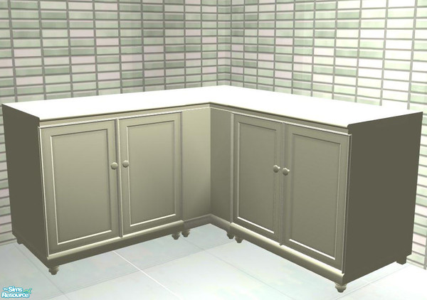 Sims 2 — PBBathroom Recolors - Counter01 -. cream by ShinoKCR — We have uploaded new recolors to match the new meshes 
