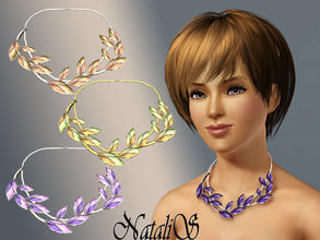 Sims 3 — NataliS flower stem necklace by Natalis — New necklace FT-FA-FE/ Enjoy!)
