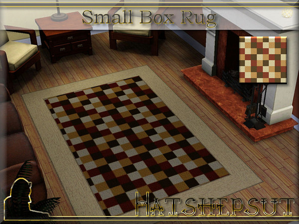 Sims 3 — Small Box Rug by hatshepsut — A modern design for rugs and carpets