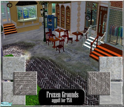 Sims 2 — Frozen Grounds by ayyuff — 6 snowy terrain paints
