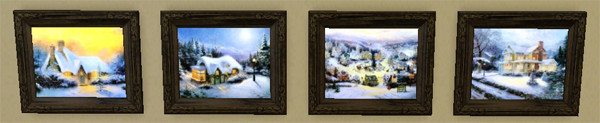 Sims 3 — Thomas Kinkade Holiday Paintings Collection #6 by lizholsimer — 