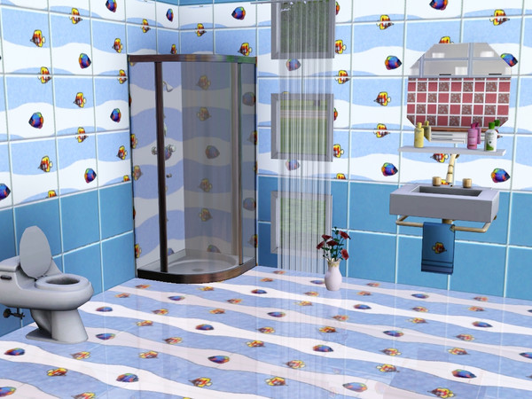 Sims 3 — DeepBlueSea by maxi king — The blue turned into white in Game but it still looks nice! Have fun!