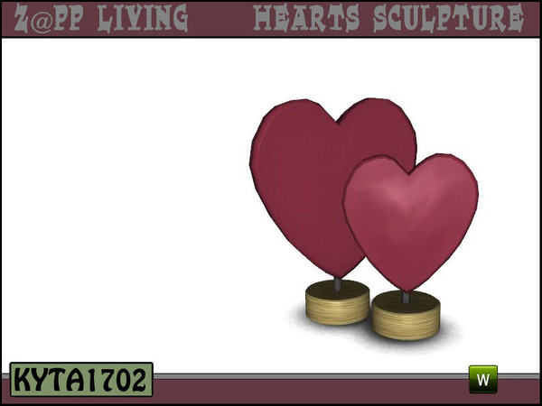 Sims 3 — Z@PP heart  by Kyta1702 — Mesh by Kyta1702 @ TSR - more creations @ simline-design.com