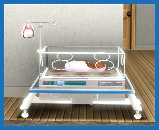 Sims 3 — Incubator Crib by rebecah — I have converted my incubator to work in Sims 3 per a request I received form