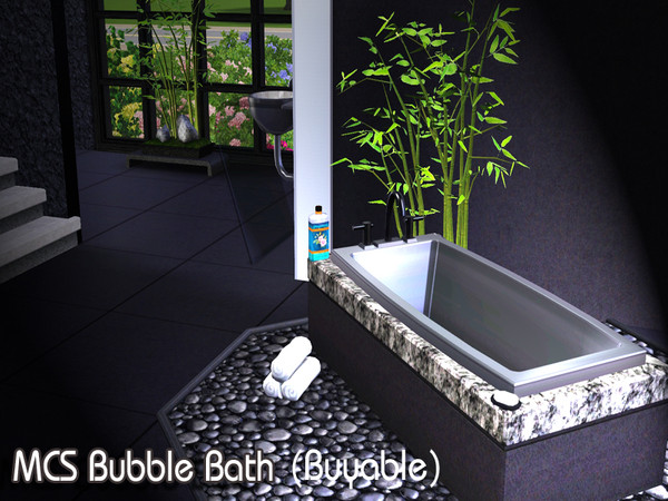 Sims 3 — Miranda Clutter Set Bubble Bath by TSR Archive — By Pralinesims for TSR (2010)
