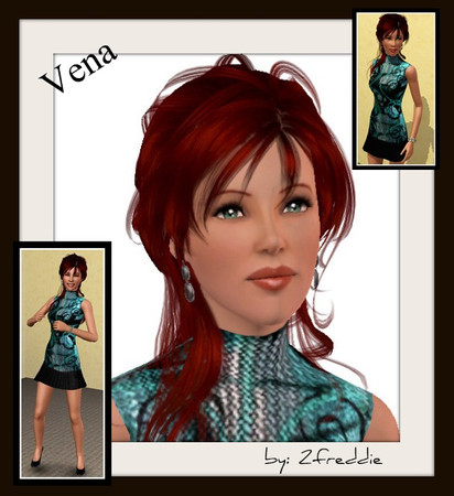 Sims 3 — Vena by 2freddie — Special Thanks to the creators here on TSR-( HAIR)---Newsea