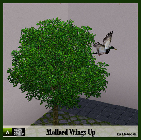 Sims 3 — Mallard Wings Up by rebecah — Found under Deco/Sculptures for $125.