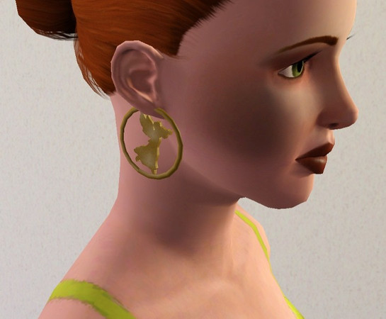 Sims 3 — AngelEarringsTNW by TheNinthWave — Angel Earrings
