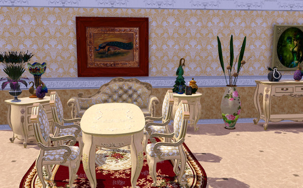 Sims 3 — Peacock Painting with Frame by camarossz28 — Camarossz28