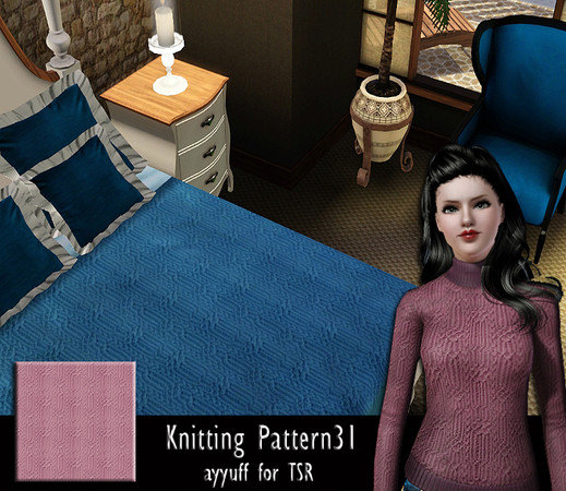 Sims 3 — Knitting Pattern31 by ayyuff — 