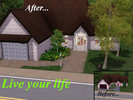 Sims 3 — Live your life by Summerdream — Small home for young couple. One bedroom, one bathroom.
